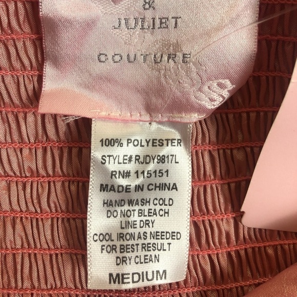 ROMEO & Juliet Couture Nude Pink Bubble Dress Size M Brand New - Picture 6 of 12